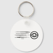 GLITCH GEDETECTEERD - beschadigde signaaloverdrach Sleutelhanger (Achterkant)