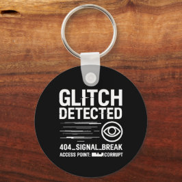 GLITCH GEDETECTEERD - beschadigde signaaloverdrach Sleutelhanger