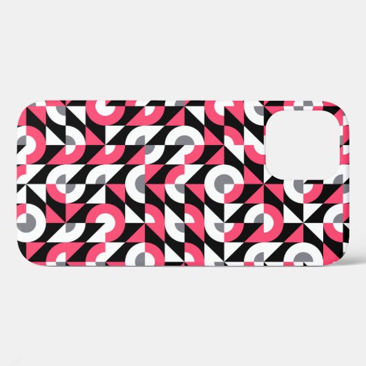 glitch: geometrisch Abstract patroon Case-Mate iPhone Case (Achterkant (horizontaal))