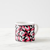  glitch: geometrisch Abstract patroon Espresso Kop (Voorkant rechts)