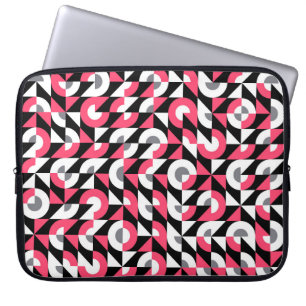 glitch: geometrisch Abstract patroon Laptop Sleeve