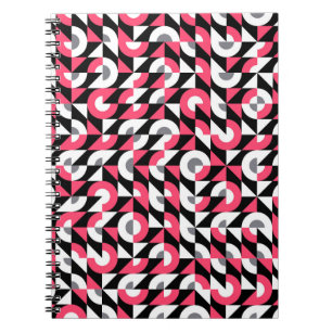 glitch: geometrisch Abstract patroon Notitieboek