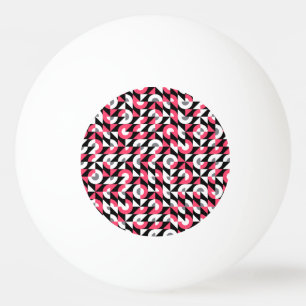  glitch: geometrisch Abstract patroon Pingpongbal