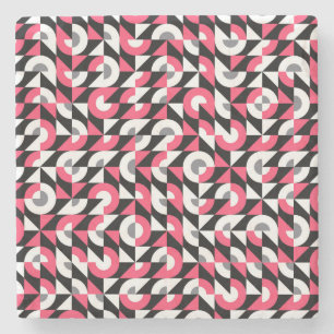  glitch: geometrisch Abstract patroon Stenen Onderzetter