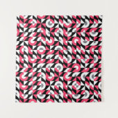 glitch: geometrisch Abstract patroon Wandkleed (Voorkant (horizontaal))