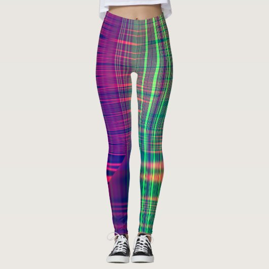 Glitch-Leggings Leggings (Voorkant)