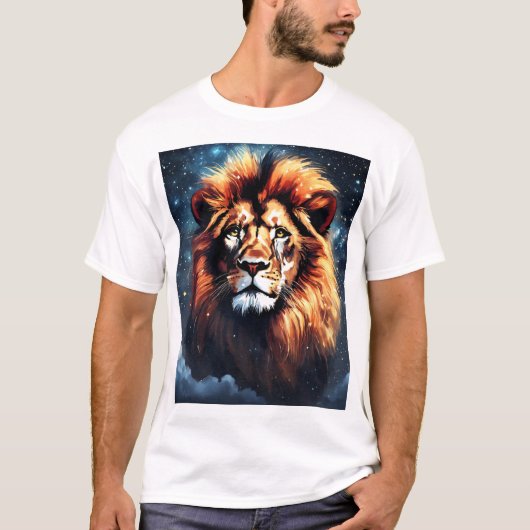 Glitch Lion T-shirt (Voorkant)