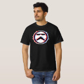 Glitch Mannen Value T-Shirt (Voorkant volledig)