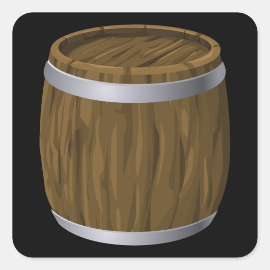 Glitch-meubelcilinders Vierkante Sticker (Voorkant)