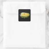 Glitch-meubelsofa's durian sofa vierkante sticker (Tas)