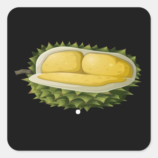 Glitch-meubelsofa's durian sofa vierkante sticker (Voorkant)