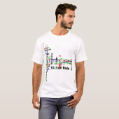 Glitch Mode — Cyberpunk Digitale Glitch Design. T-shirt (Voorkant volledig)
