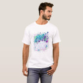 Glitch Mode Gamer T-shirt | Retro Arcade & Systeem (Voorkant volledig)