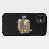 Glitch oom vriendschappelijke cubimal Case-Mate iPhone case (Achterkant (horizontaal))