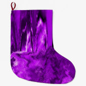 Glitch Paars Grote Kerstsok (Voorkant)