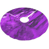 Glitch Paars Kerstboom Rok (Gekanteld)