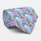 Glitch Pastels trillen Stropdas (Opgerold)