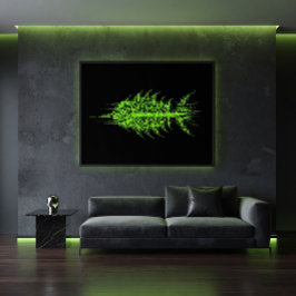 Glitch Pixel Code Vis Muur Kunst Perfect Poster