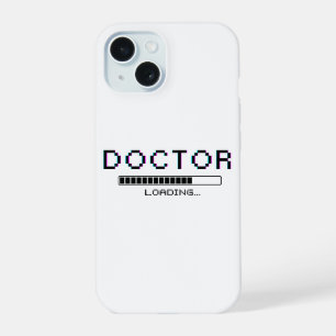 Glitch Pixel Dokter Laad Humor iPhone 15 Case