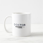 Glitch Pixel Dokter Lade Humor Koffiemok (Links)