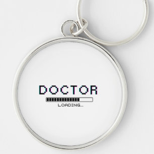 Glitch Pixel Dokter Lade Humor Sleutelhanger