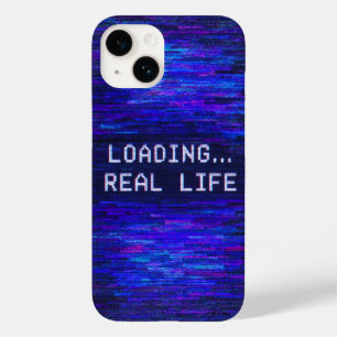 Glitch Pixel Esthetische iPhone Case