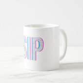 Glitch Pixel "SIP" Coffee Design Koffiemok (Voorkant rechts)
