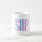 Glitch Pixel "SIP" Coffee Design Koffiemok (Center)