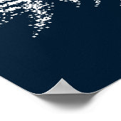 Glitch Pixel Witte Vis Muurkunst Poster (Hoek)