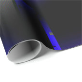 Glitch plasma zwart cadeaupapier (Rol Hoek)