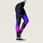 Glitch plasma zwart leggings (Rechts)