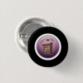 Glitch: prestatie-homesteader ronde button 3,2 cm (Voorkant /achterkant)