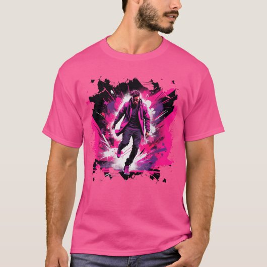 Glitch Pulse: T-shirt voor digitale chaos (Voorkant)