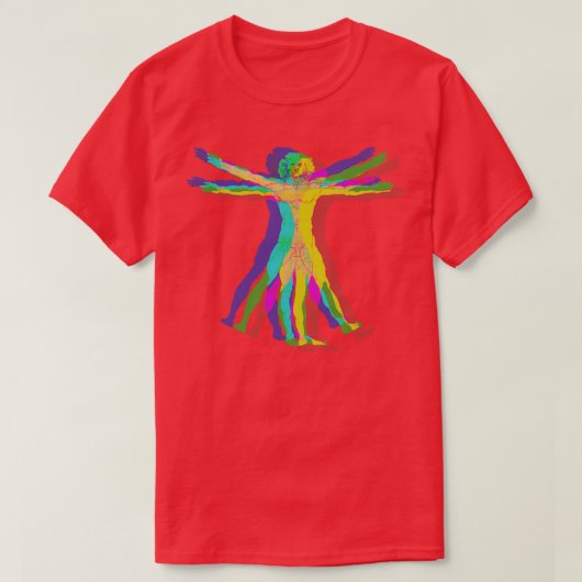 Glitch quotVitruvian Manquot T-shirt (Design voorkant)