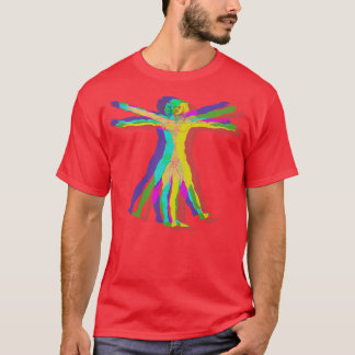 Glitch quotVitruvian Manquot T-shirt