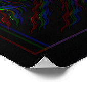 Glitch Reaper – Grimmige Dood in RGB Poster (Hoek)