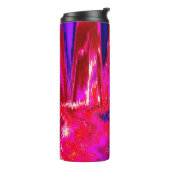 Glitch Red en Blue Thermosbeker (Gedraaid links)