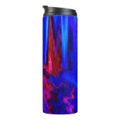 Glitch Red en Blue Thermosbeker (Geroteerd rechts)