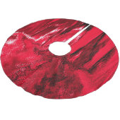 Glitch Red Kerstboom Rok (Gekanteld)