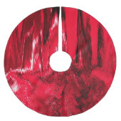 Glitch Red Kerstboom Rok (Voorkant)
