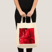 Glitch Red Tote Bag (Voorkant (product))