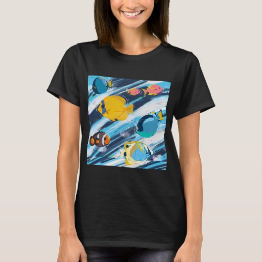 Glitch Reef Drift T-shirt (Voorkant)