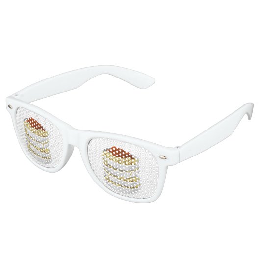 Glitch Retro Zonnebril (Gekanteld)