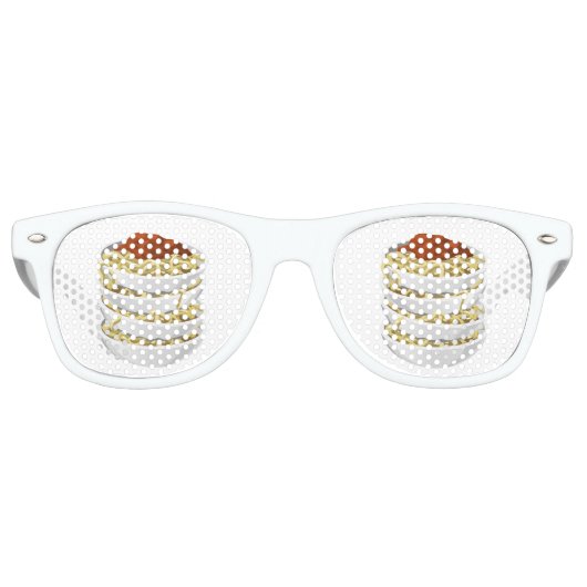 Glitch Retro Zonnebril (Voorkant)