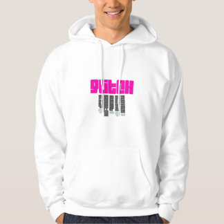 Glitch roze hoodie