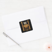 Glitch Shrines npc shrine humbaba Vierkante Sticker (Envelop)