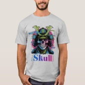 Glitch Skull Samurai: de digitale krijger van het T-shirt (Voorkant)