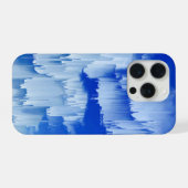 Glitch Sunset Landscape Decor iPhone Hoesje (Achterkant horizontaal)