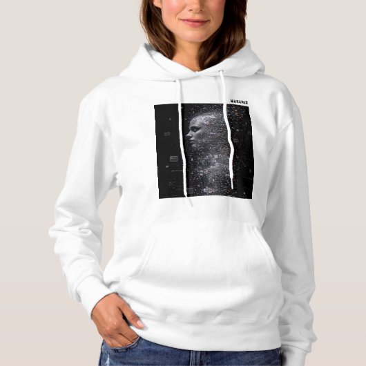 Glitch Surrealisme Hoodie (Voorkant)