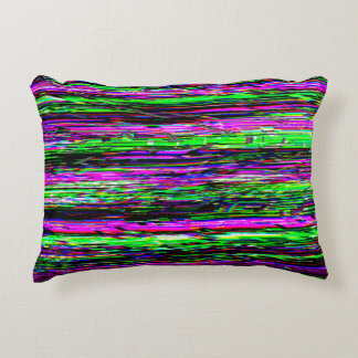 Glitch tech abstract pattern accent kussen